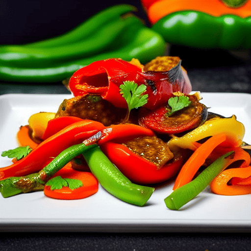 Pimientos Asados con Atún Vegetal