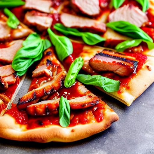 Char Siu Pork Pizza