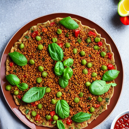 Lahmacun with Lentils
