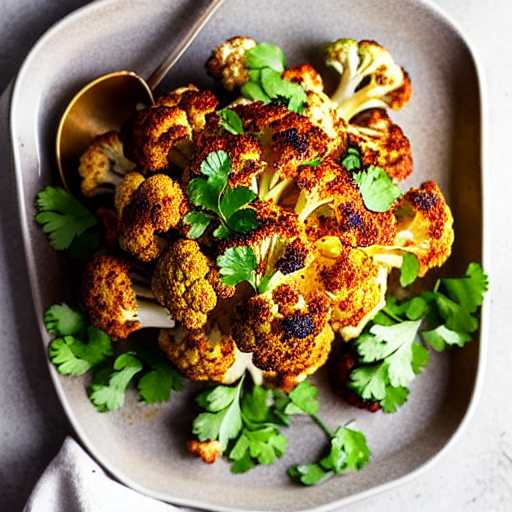 Five-Spice Roasted Cauliflower