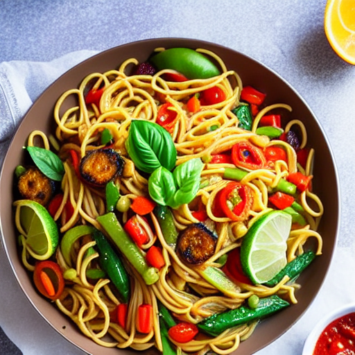 Fideos con Verduras