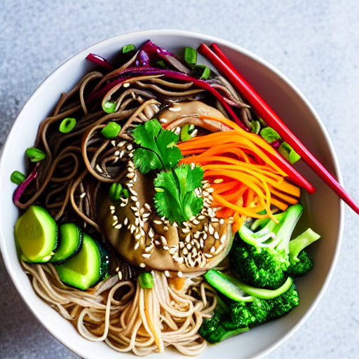 Vegan Soba Noodle Bowl