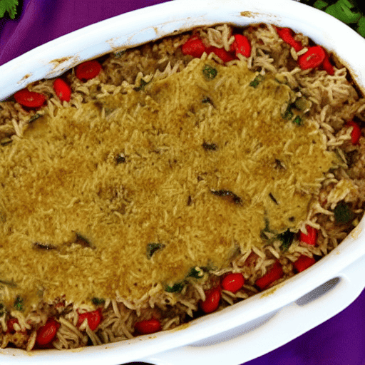 Eggplant Rice Casserole