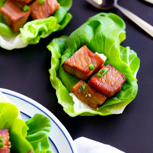 Pork Belly Lettuce Wraps