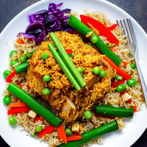 Pork and Tofu Fried Rice