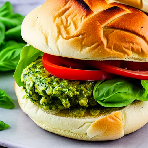 Pesto Chicken Burger