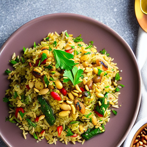 Pine Nut Pilaf