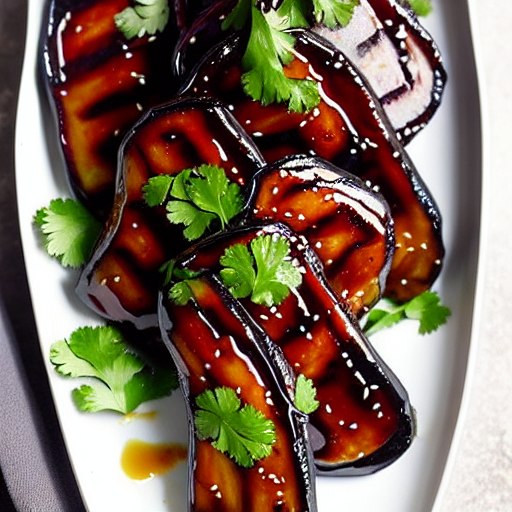 Soy Sauce Glazed Eggplant