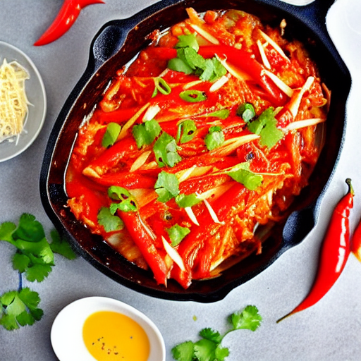Cheesy Kimchi Bake