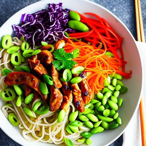 Korean Spicy Noodle Salad