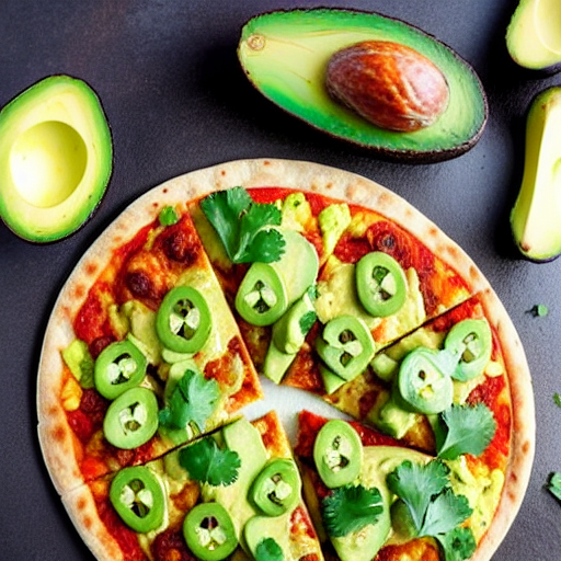 Chorizo and Avocado Pizza