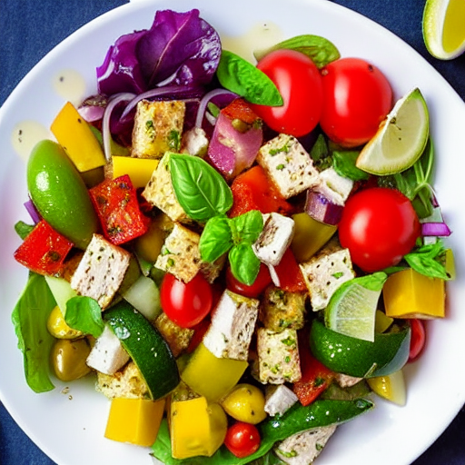 Panzanella Greek Style