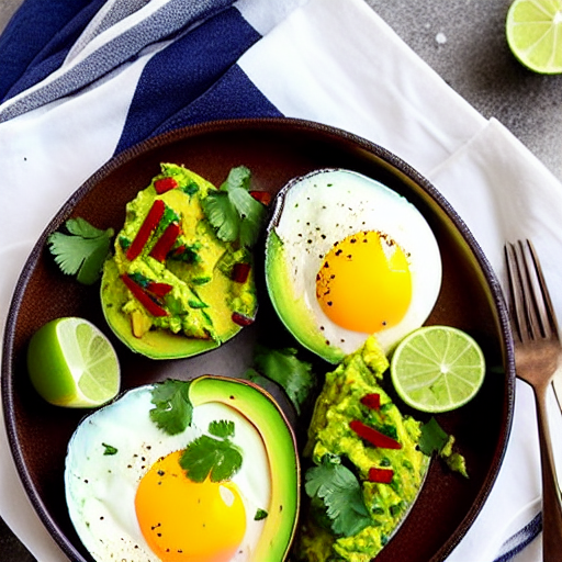 Baked Avocado Eggs