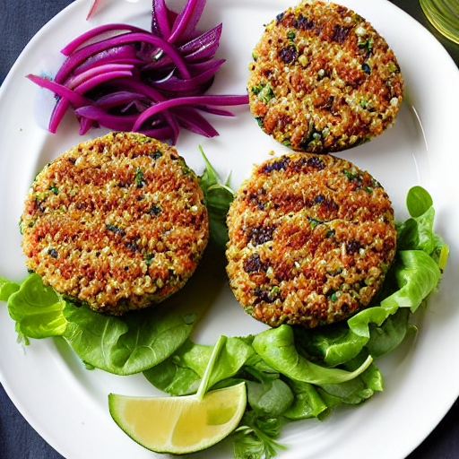 Greek Quinoa Burger