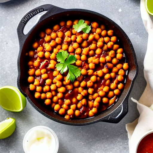Carolina BBQ Chickpeas