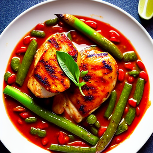 Pechuga de Pollo al Ajillo