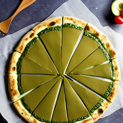 Matcha Green Tea Pizza