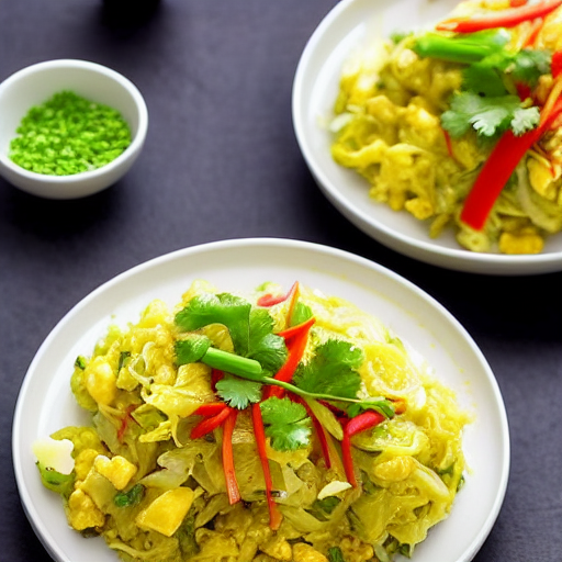 Cabbage and Egg Stir-fry