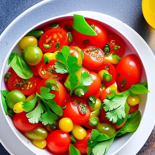 Coriander Tomato Salad
