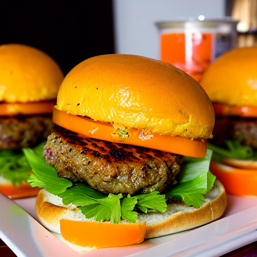 Fennel and Orange Burger