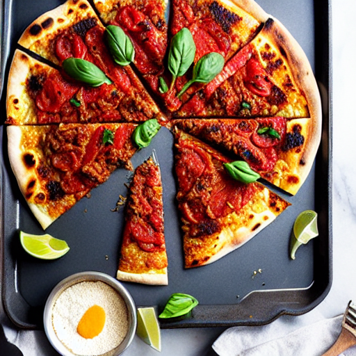 Spiced Lamb Pizza