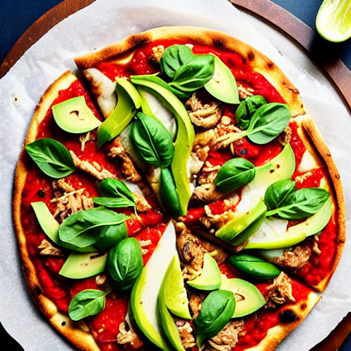 Pizza de Tinga