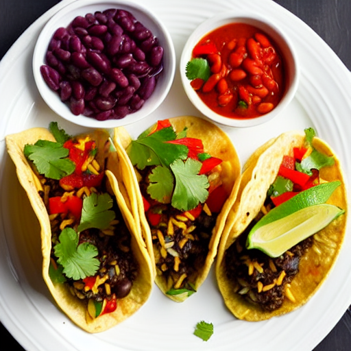 Rice and Bean Tacos