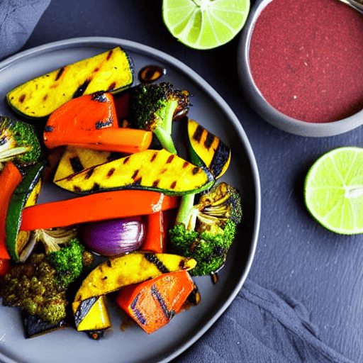 Coconut Curry Grilled Vegetables