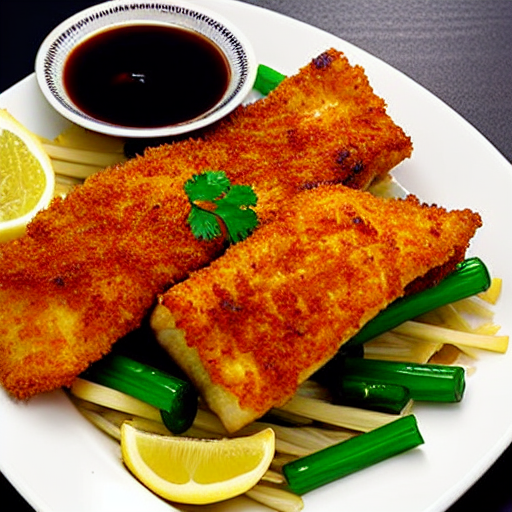 Crispy Fish and Tofu