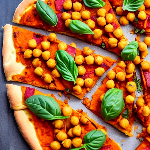 Sweet Potato and Chickpea Pizza