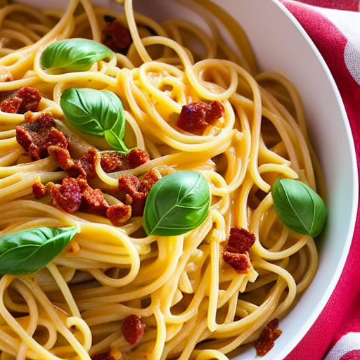 Pasta a la Carbonara Española