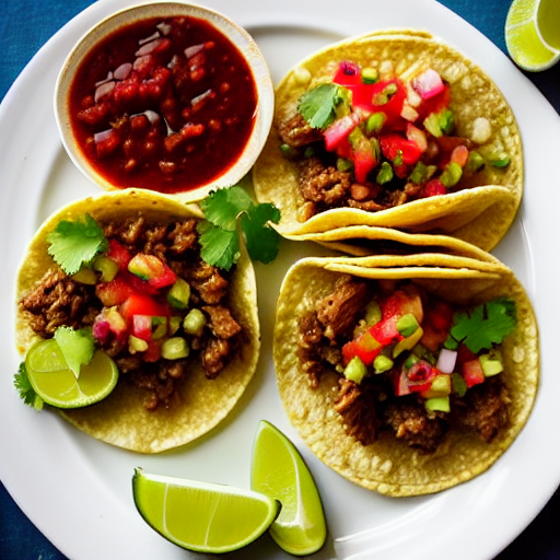 Tacos de Res en Salsa de Jengibre y Piña