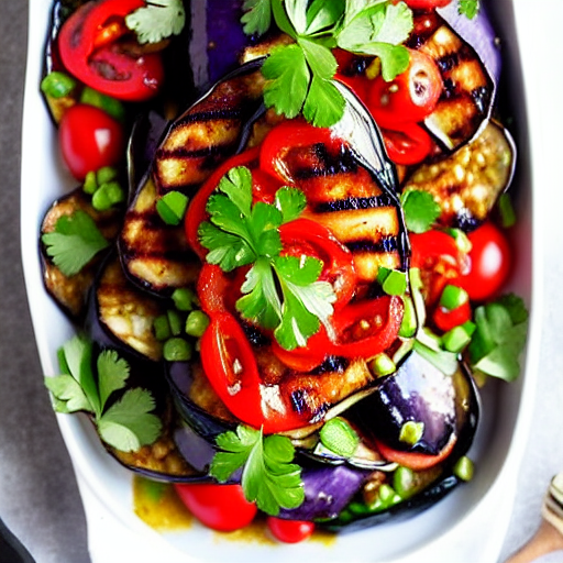 Roasted Eggplant Salad