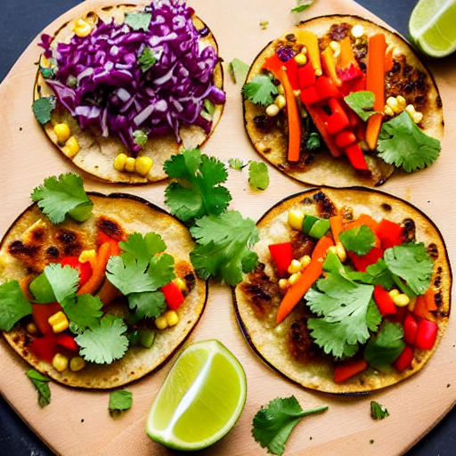 Crispy Vegetable Tostadas