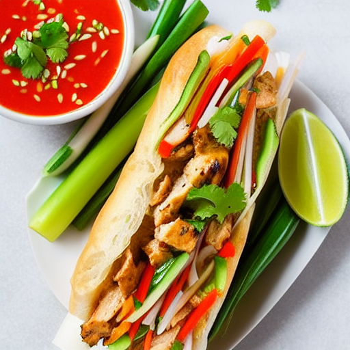 Gà Nướng Bánh Mì