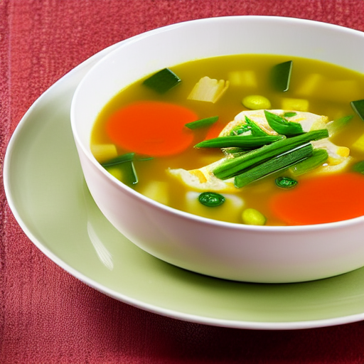 Vegetable and Egg Soup