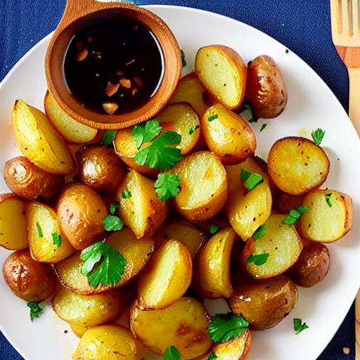Fried Potatoes with Garlic