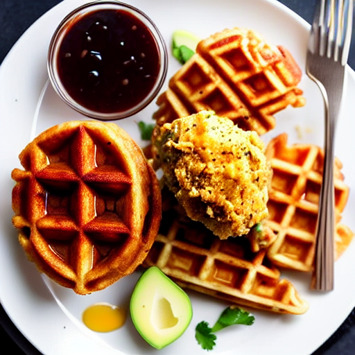 Keto Chicken and Waffles