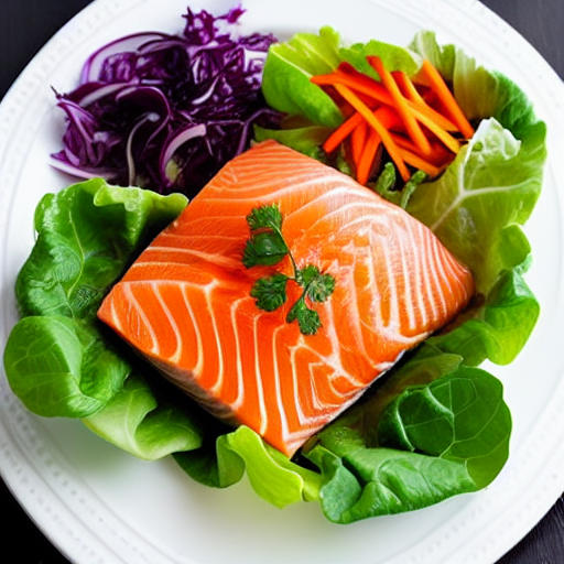 Salmon Salad Lettuce Wraps