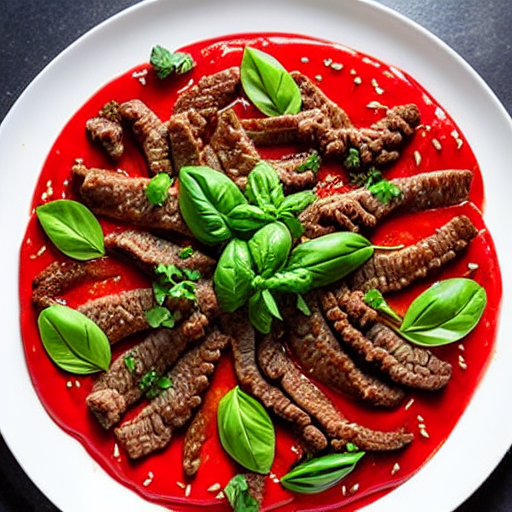 Lanzhou Beef Noodle Pizza