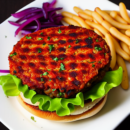 Hamburguesa de Alubias