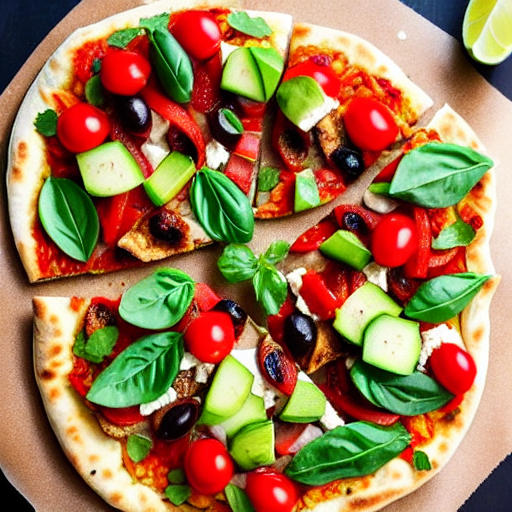 Vegan Pita Pizza