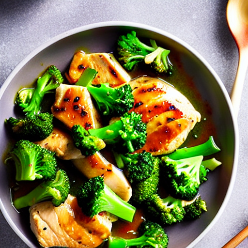 Garlic Chicken and Broccoli