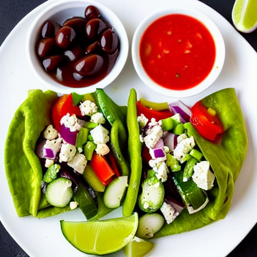 Greek Salad Wrap