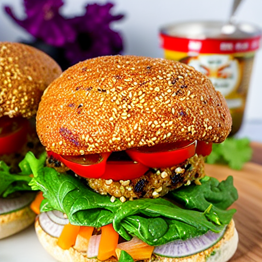 Korean Style Quinoa Burger
