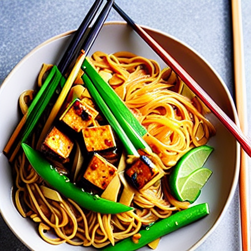 Tofu Noodle Stir-fry