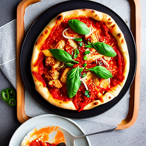 Kimchi Jjigae Pizza