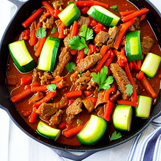 Pork Ragu with Zucchini