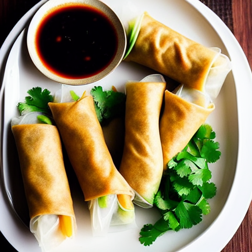 Chả Giò Tôm Chay