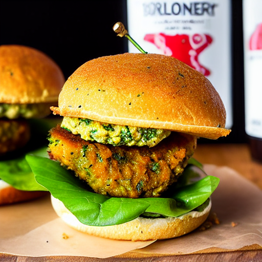 Fried Green Tomato Burger